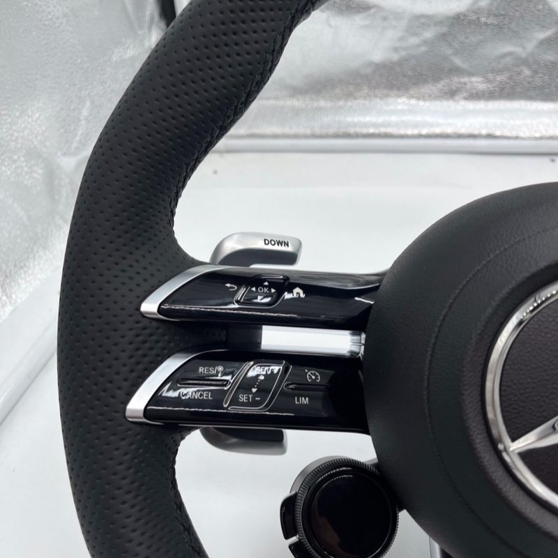 for Mercedes Benz AMG W204 W205 W212 W213 W217 W221 W222 W223 W166 W167 LED sports Alcantara Carbon Fiber Steering Wheel