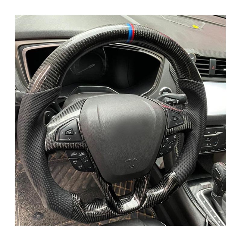 carbon Cut Carbon Fiber steering wheel for Infiniti G37 G37S Coupe Racing Car Steering Wheel Trim