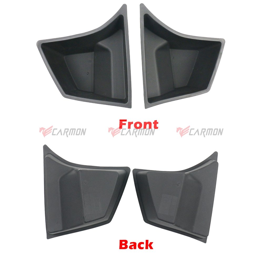 Trunk Side Storage Bins for Tesla Model 3 Highland 2024+ Cargo Compartment TPE Box Organizer Boot Bucket With Lids
