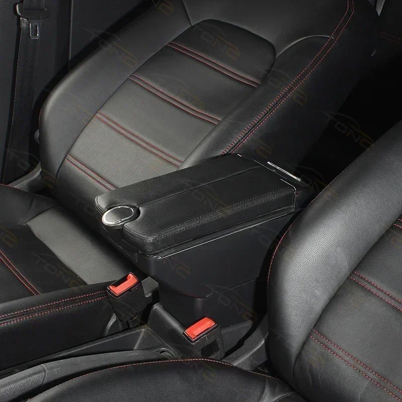 TONC Exclusive Interior Upgrade for SUZUKI SX4 - Advanced ABS Armrest Box with USB Charging and Dual Storage