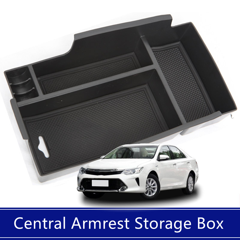 Armrest Storage Organizer Tray for Toyota Camry 2012 2013 2014 2015 2016 2017 Organizer Car Accessories