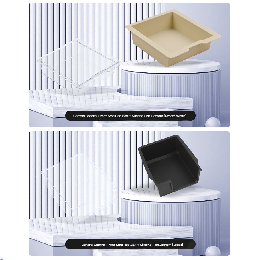 Car Storage Box for Tesla Model 3/Y 2024 Center Console Organizer Box Central Armrest Storage Case Car Interior Accessories
