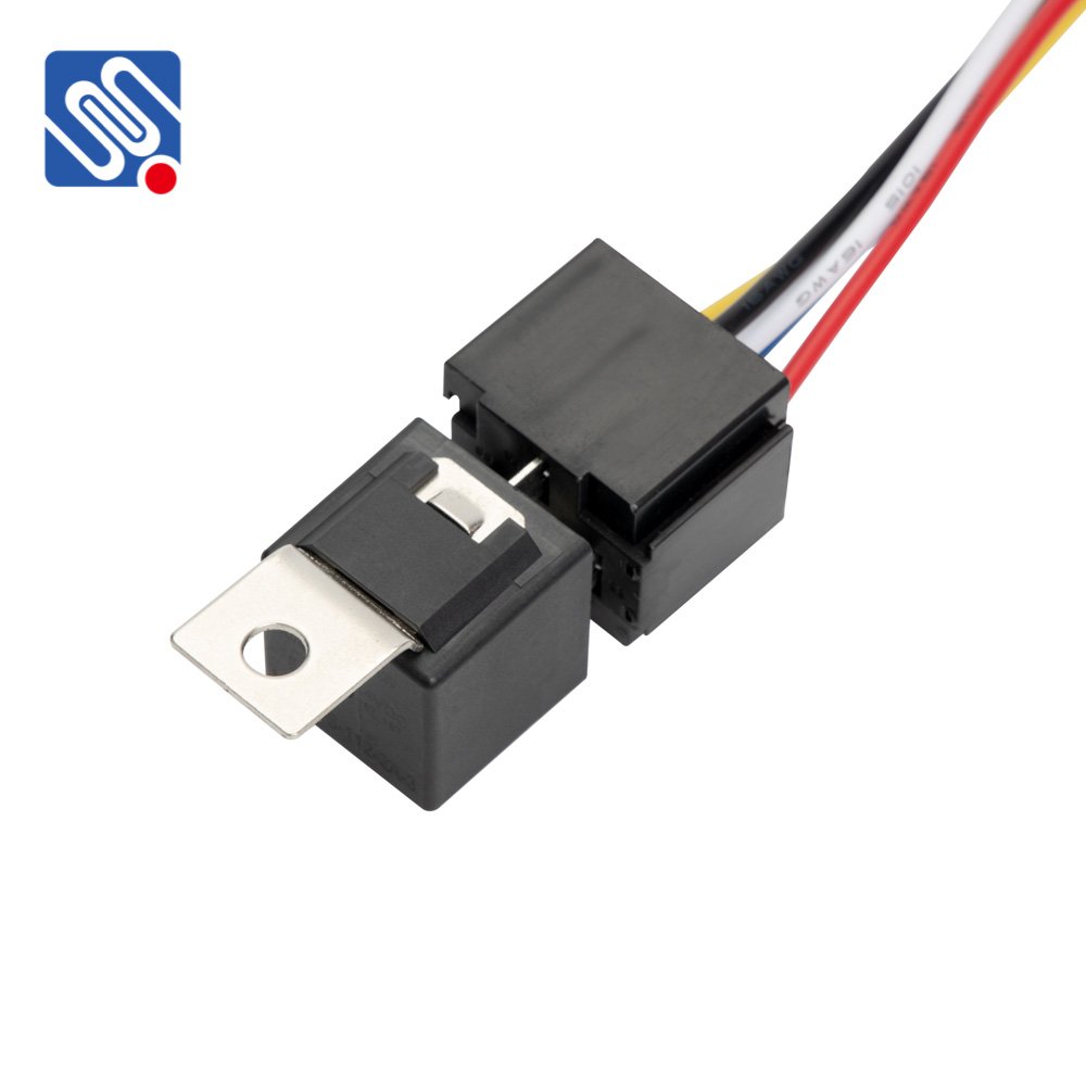 Meishuo MAH3-S-112-2A-3 Automotive Relay 12V 40A 5pin Auto Car Electrical Vehicle Relay with Metal Bracket