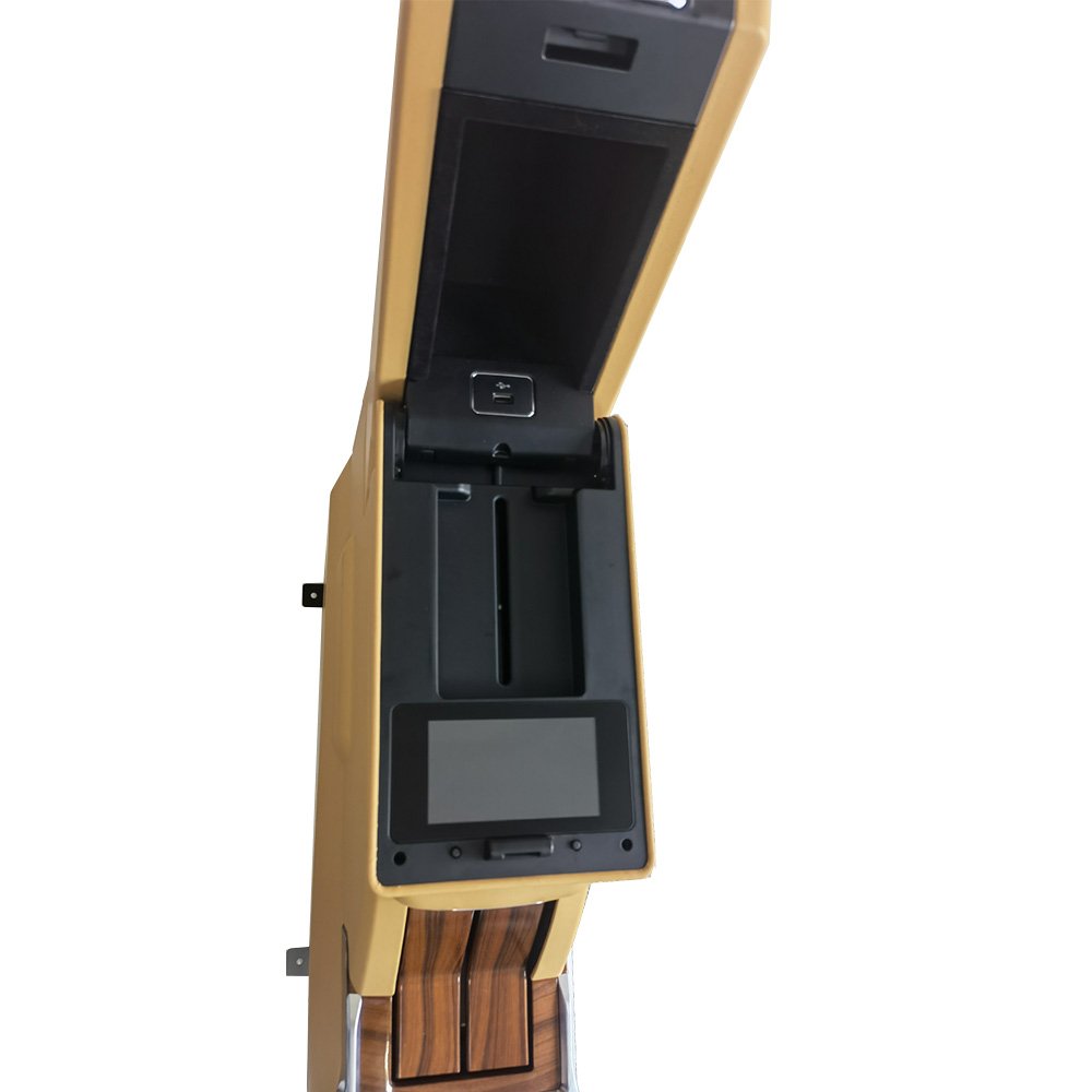 New Fashion Manufacturer Luxury Rear Seat Adjustable Car Armrest Box with Refrigerator Touch Screen for Land Rover and Overlord