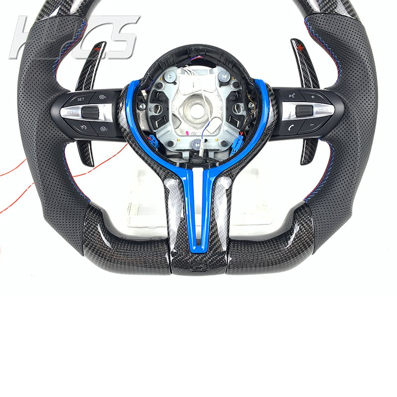 Cars accessories for BMW upgrade Customized LED carbon fiber steering wheel for F10 5 6 7 series F30 1234 series M3 M4 suitable