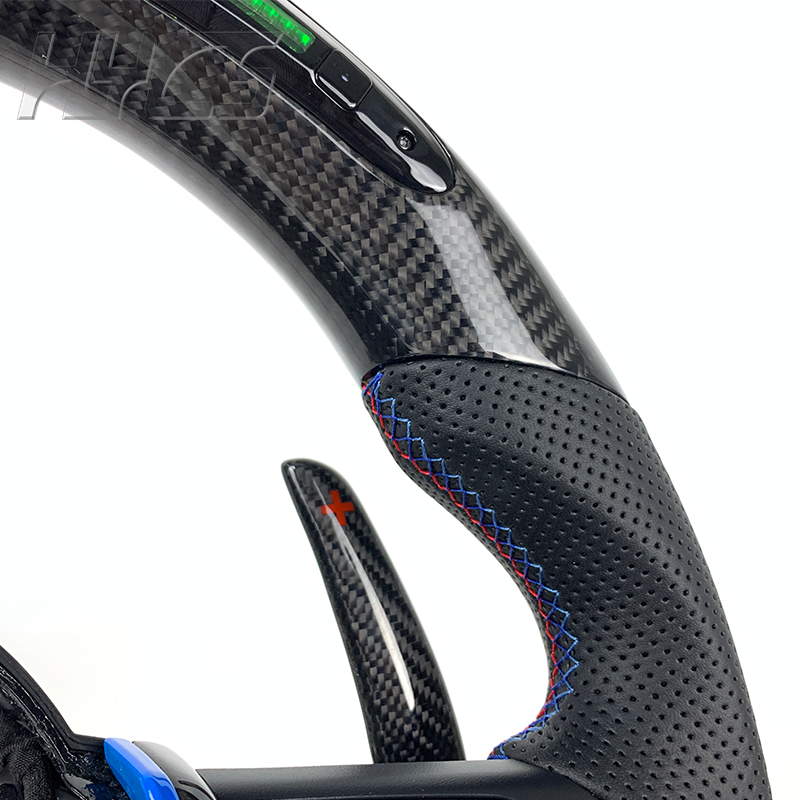 Cars accessories for BMW upgrade Customized LED carbon fiber steering wheel for F10 5 6 7 series F30 1234 series M3 M4 suitable