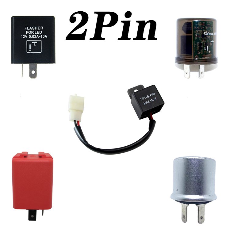 Auto Car Motorcycle 2 3 4 5 8 Pin LED Flasher Relay DRL Strobe Controller Module for Led Turn signal Light Flasher