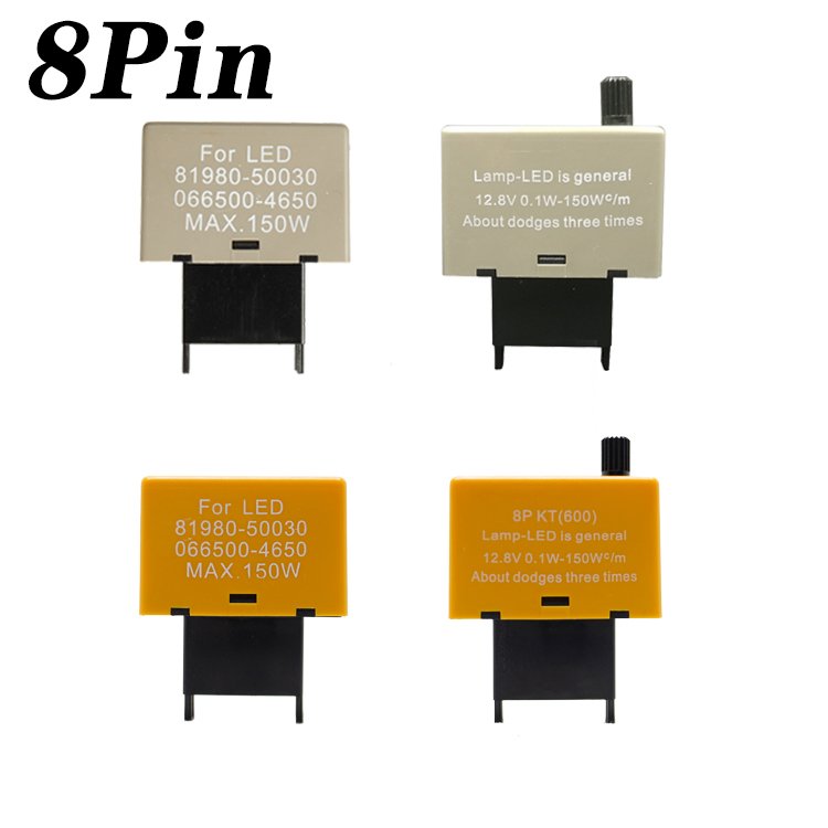 Auto Car Motorcycle 2 3 4 5 8 Pin LED Flasher Relay DRL Strobe Controller Module for Led Turn signal Light Flasher