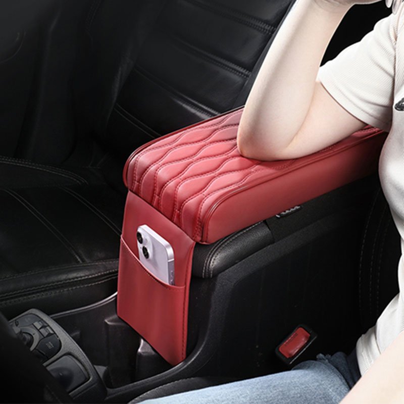 Universal Car Armrest Contents Memory Foam Center Console Cover for Honda Jazz Armrest Pad