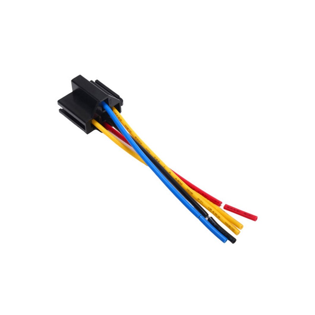 Hot Selling High Temperature Resistance 5 Pins Auto Electrical Cables Harness Connector Connectors Relay Socket
