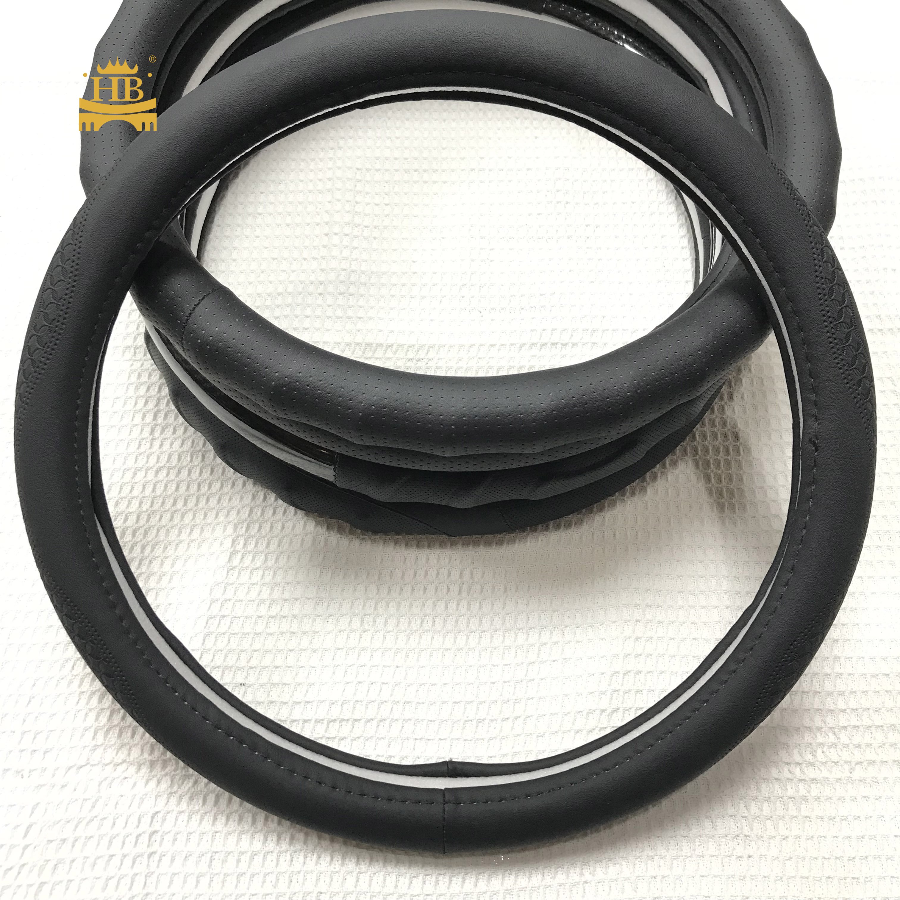 Simple Design Car Steering Wheel Cover Black Wholesale Steering Wheel Cover
