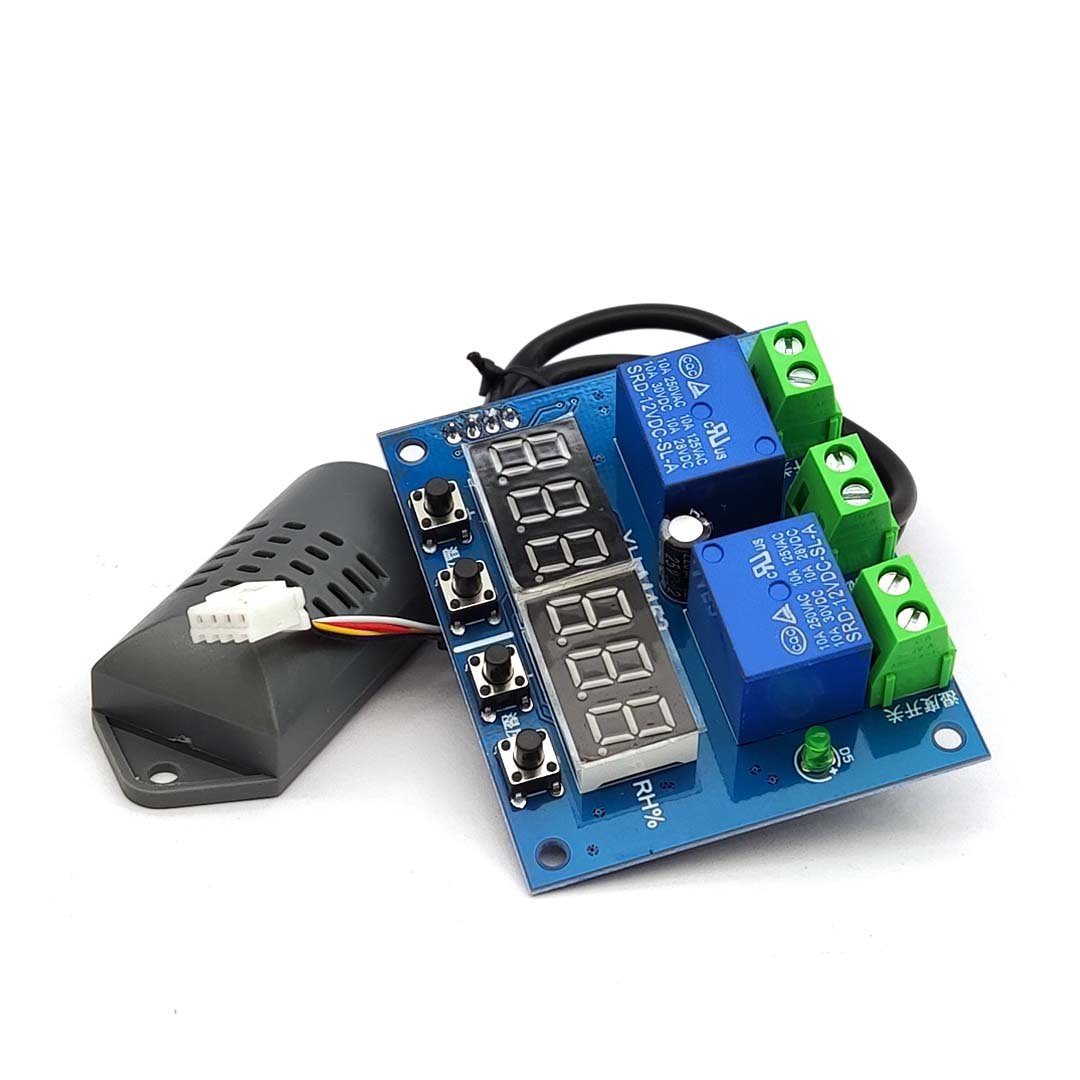 XH-M452 LED Digital Thermostat Temperature Humidity Control Thermometer Hygrometer Controller Relay Module Dual Output Auto