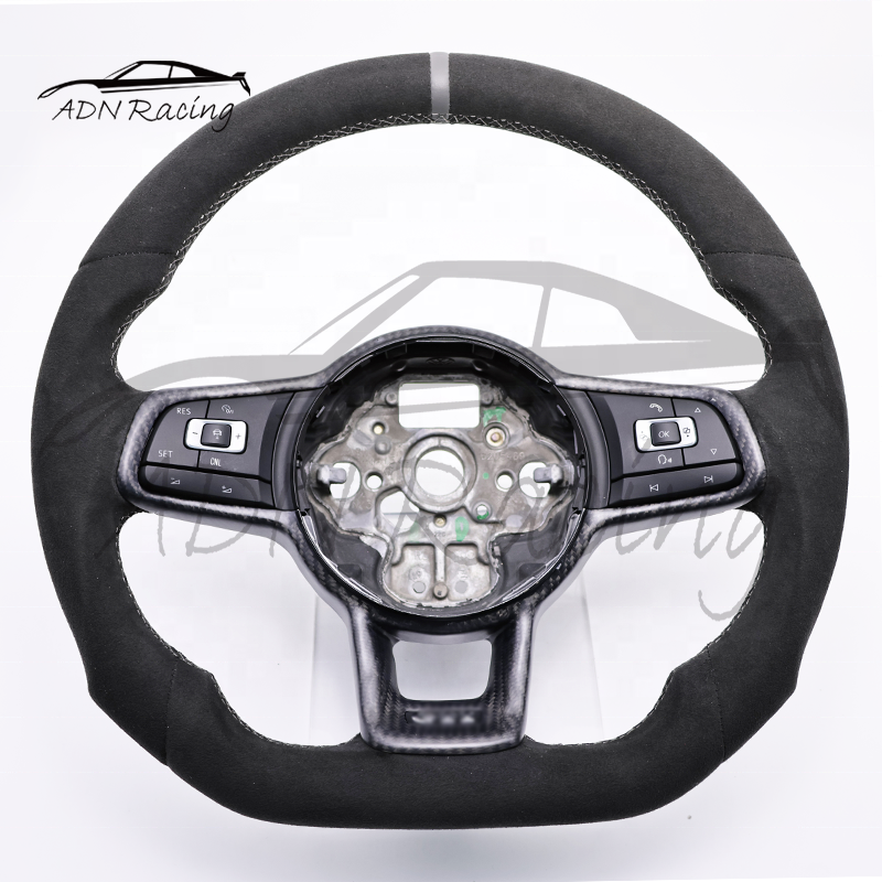 Custom-made Carbon Fiber Steering Wheel For VW GOLF 7 POLO SCIROCCO