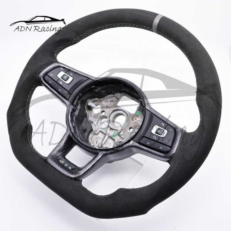 Custom-made Carbon Fiber Steering Wheel For VW GOLF 7 POLO SCIROCCO