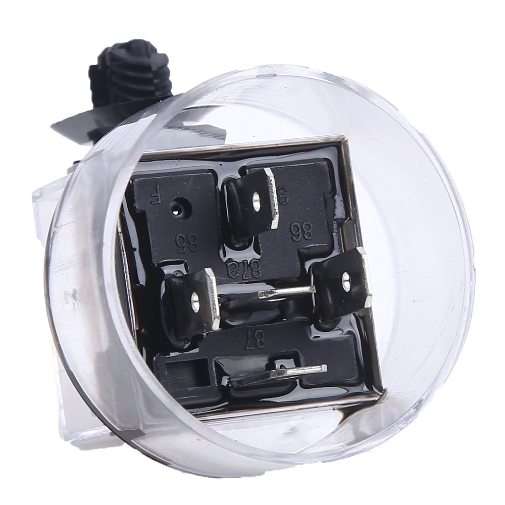 CHLASO Transparent Auto Relays Switching 40A 12V Round Car Relay