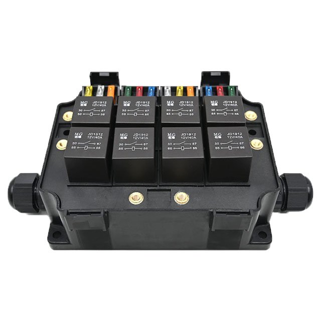New Design Waterproof Fuse Holder Socket Universal Relay Box Block for Auto Car Truck Marine