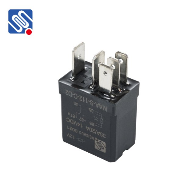 Meishuo MAA-S-112-C-D2 35A 20A Change-over 12VDC Automotive Relay 5Pins Relay Auto Parts Relay for Car Junction Box