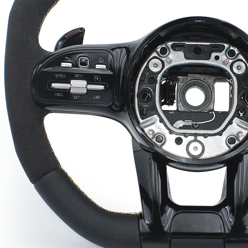 For Mercedes Benz A GLA B GLB C GLC E GLE CLS 2019-2023 custom sport model handle steering wheel modification 809-P51-F