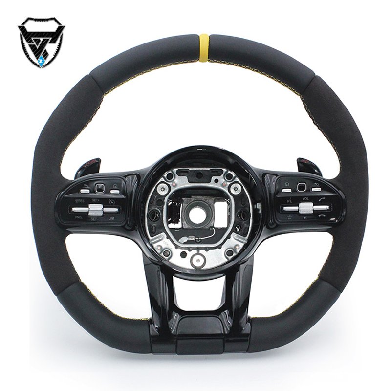 For Mercedes Benz A GLA B GLB C GLC E GLE CLS 2019-2023 custom sport model handle steering wheel modification 809-P51-F