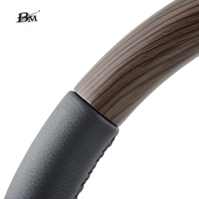 For Crown 14th 2014 to 2018 PRADO FJ150 2018 2019 2020 2021 2022 2023 Wood Leather Steering Wheels Interior Accessories For Cars