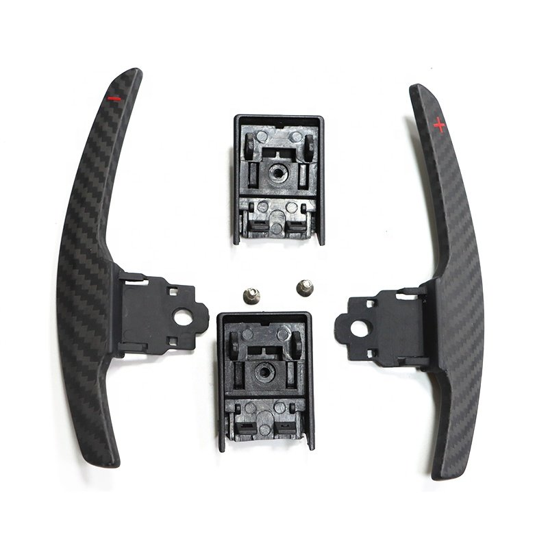 SYPES Red Carbon Fiber Steering Wheel Paddle Shifter Extension Replacement For BMW F20 F30 F31 F34 M1 M2 M3 F80 M4 F82 M5 F10 M6