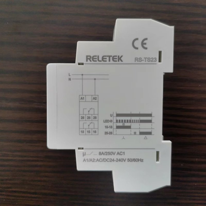 RELETEK Star-delta Time Relay RS-TS22/23 AC 220V 50/60HZ Auto Relau Time Control for Domestic and Industrial Use Relay Suppliers
