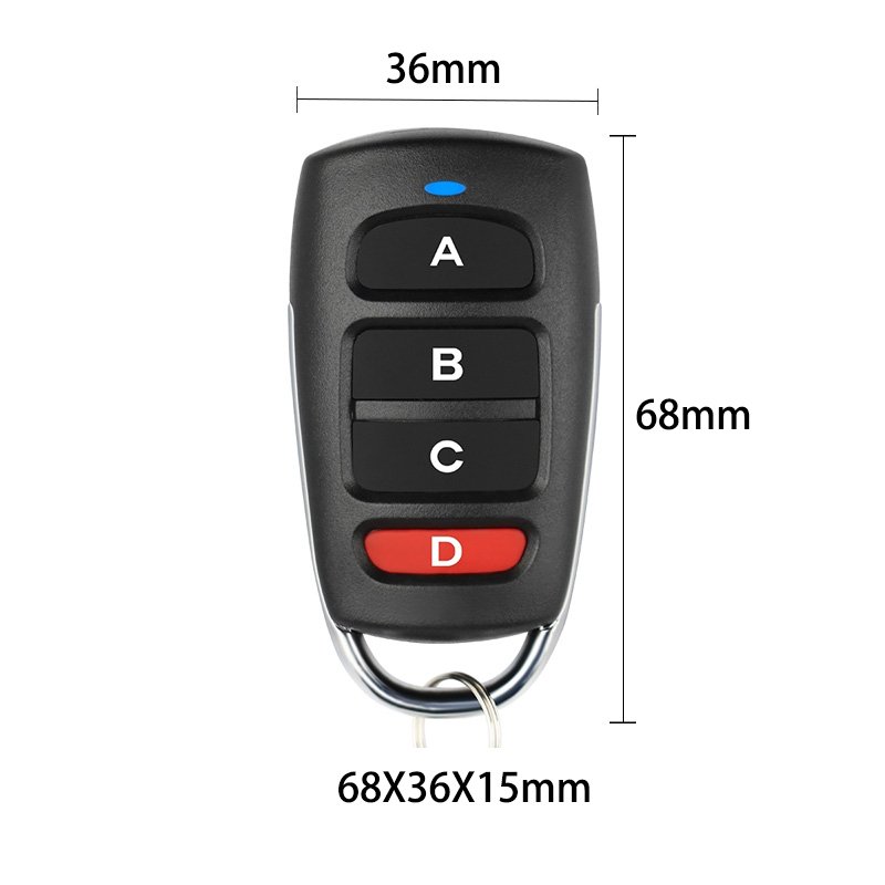 Remote Control 433 Universal Clone Garage Door Remote Control Remote 443.92mhz Relay Radio Frequency Remote Control
