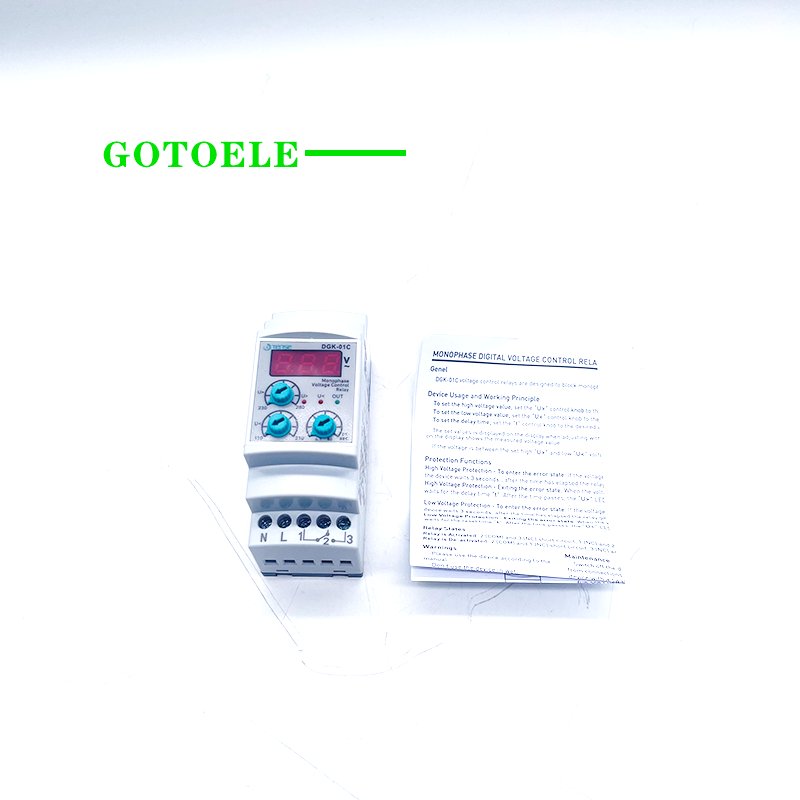 Timer Relay The Type DGK-01C Overload Protector Tense Brand 220V AC 50/60HZ Best Quality Have A Stock Wholesale Price