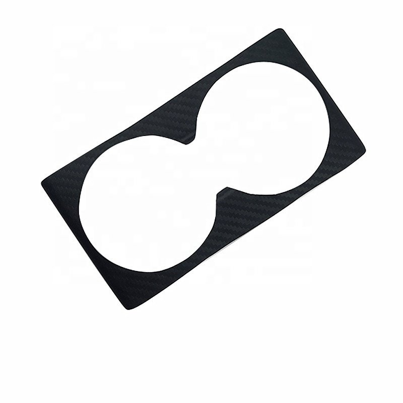 For Tesla Model 3 Highland 2023 2024 Carbon Fiber Armrest Box Front Cup Holder Cover Frame Real Carbon Model 3/Y