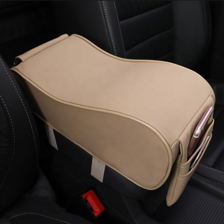Universal Car Armrest Console PU Car Center Console Armrest Storage Bag