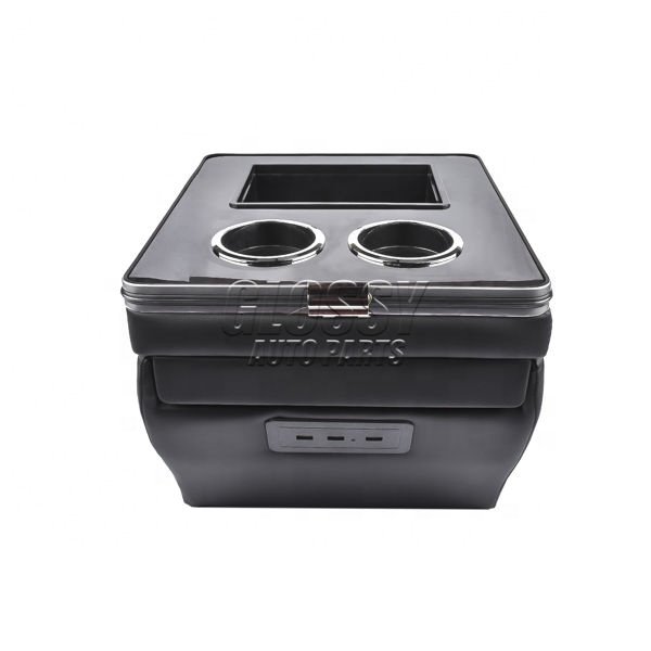 Glossy Armrest Box Central With Wireless Charging for Vito 2016-2021