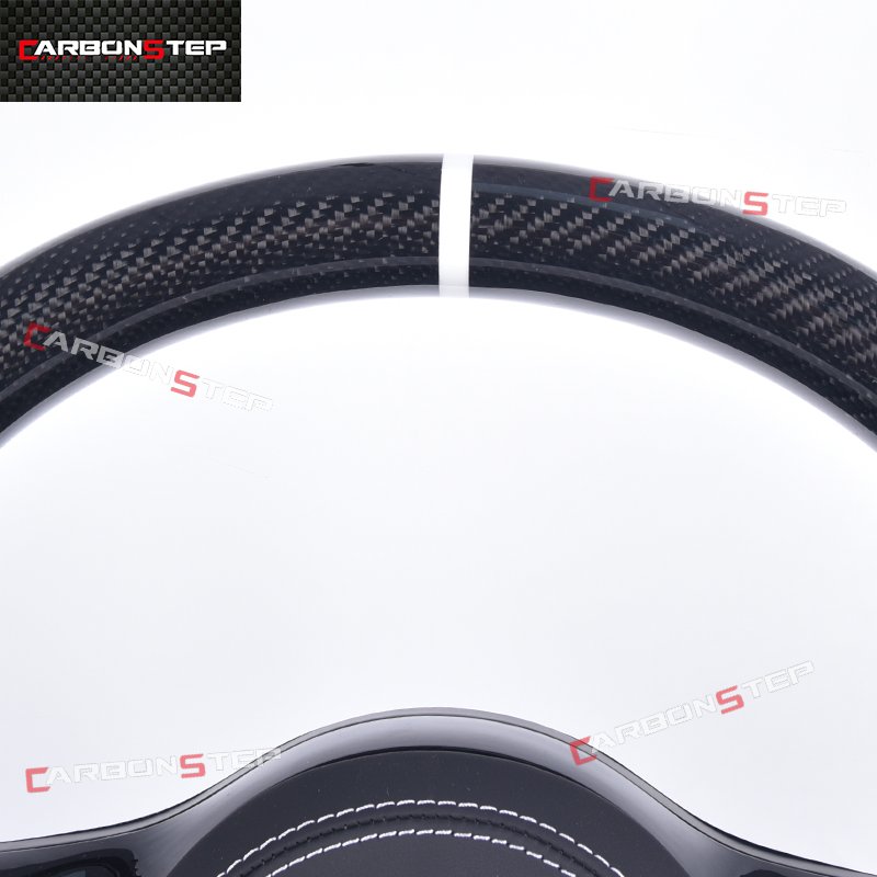 Carbon Fiber Steering Wheel Upgrade For Mercedes Benz W205 W204 A45 CLE GLC AM-G Steer Wheel