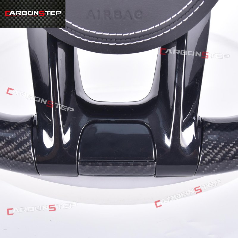 Carbon Fiber Steering Wheel Upgrade For Mercedes Benz W205 W204 A45 CLE GLC AM-G Steer Wheel
