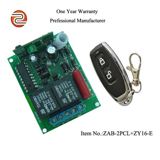 2 Channels Universal Wireless Switch Relay Receiver Module Rf Remote Transmitter Remote Control