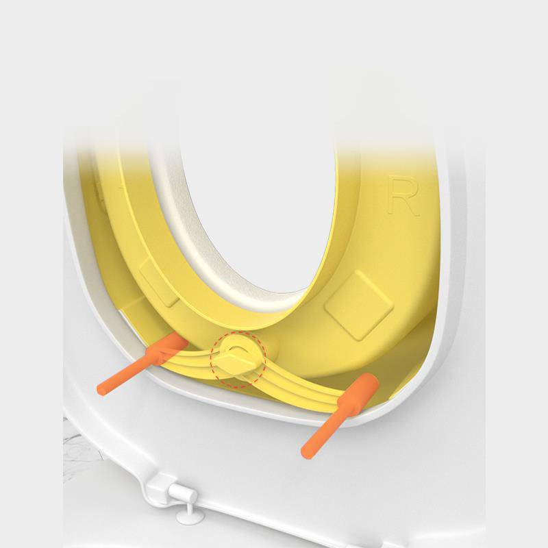 Children's Toilet Portable Enlarged Baby Potty Seat with Armrest Cartoon Toilet Seat