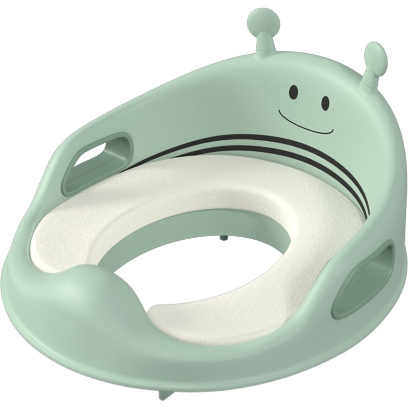 Children's Toilet Portable Enlarged Baby Potty Seat with Armrest Cartoon Toilet Seat