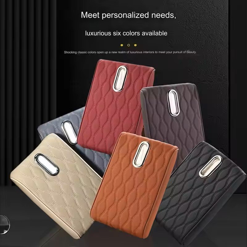 2024 Pu Leather Dimension 32cm*21cm*5cm Car Armrest Armrest for Car Contents Sponge Weight 240g