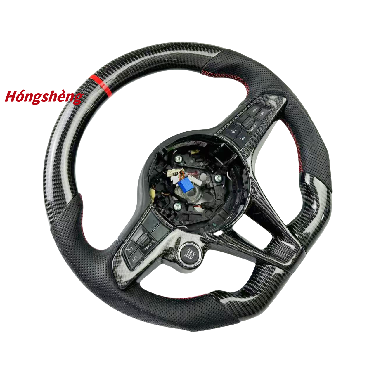 Cheap price high-end automotive accessories Suit For Alfa Romeo custom real carbon fiber steering wheel