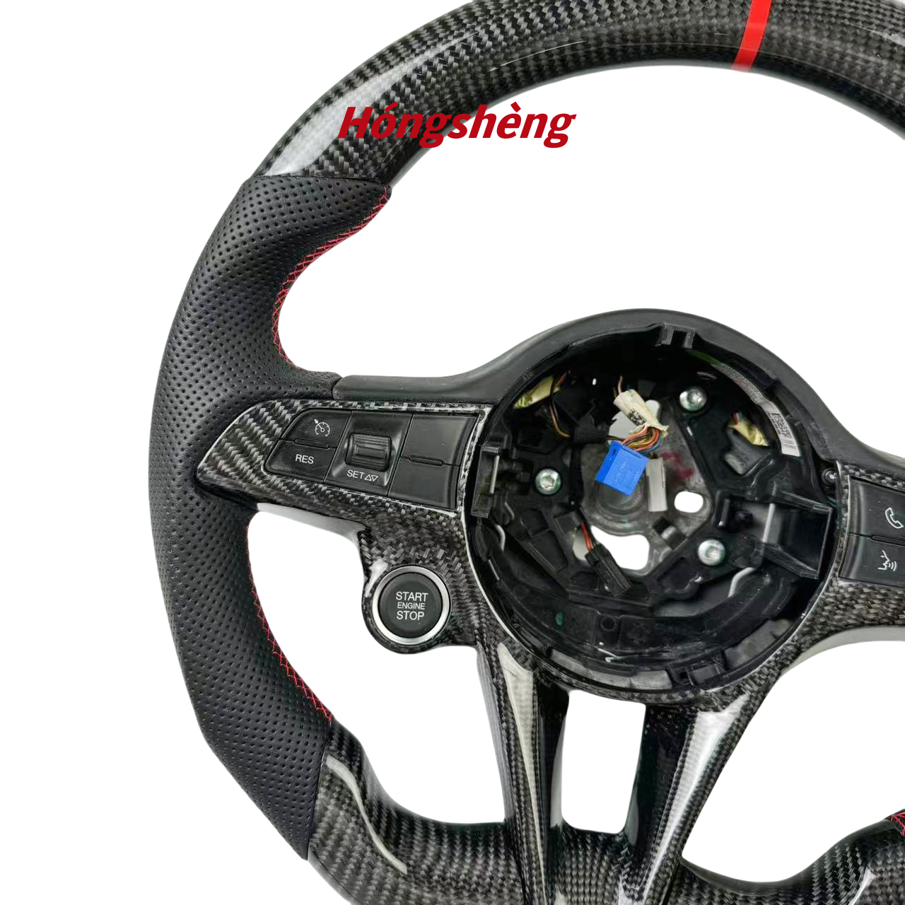 Cheap price high-end automotive accessories Suit For Alfa Romeo custom real carbon fiber steering wheel
