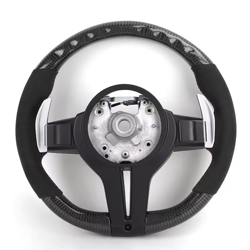 Custom Alcantara Leather Carbon Fiber M Sport Steering Wheel for BMW F30 F10 F32 E60 E46 E90 X5 E70 M3 M4 M5 M6 F90 F80 F82 F87