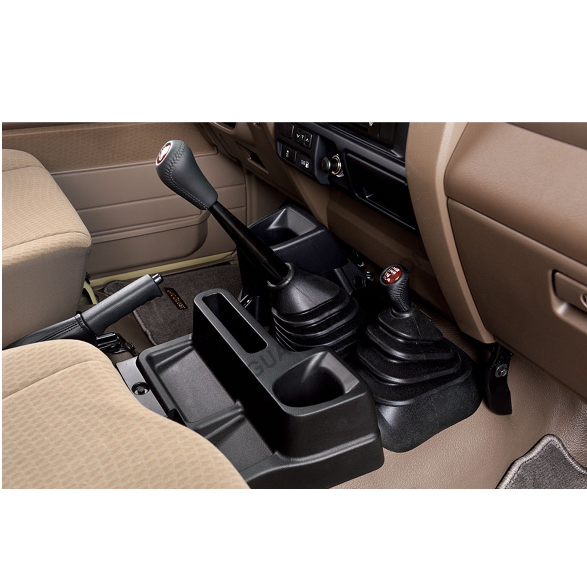 Hot Sell Interior Console Box Tray with Wireless Charger and USB Port for Toyota Land Cruiser LC70 LC75 LC 76 LC79 Series