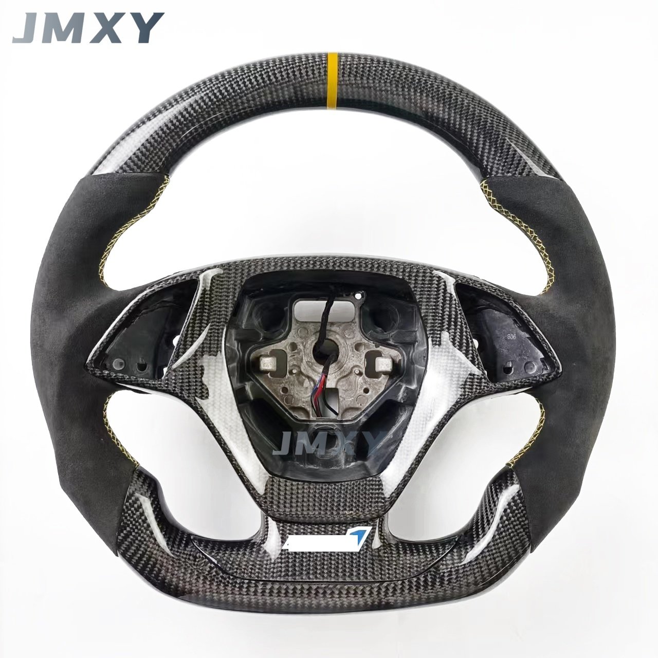 High-end customized car interior carbon fiber steering wheel, suitable for Chevrolet Camaro ZR1 Corvette C7 steering wheel