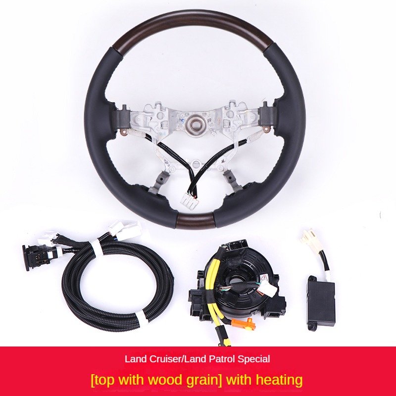 High Quality Pu Leather Steering Wheel For Toyota Land Cruiser Lc200 Fj200 2008-2021 Prado 2003-2021 Lc100 Fj79