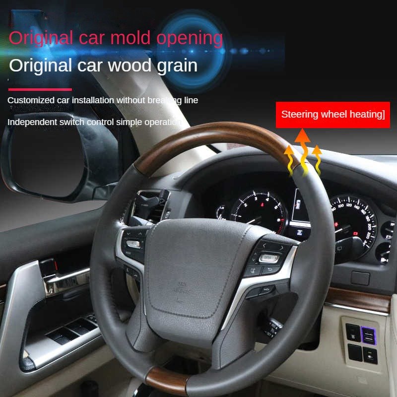 High Quality Pu Leather Steering Wheel For Toyota Land Cruiser Lc200 Fj200 2008-2021 Prado 2003-2021 Lc100 Fj79