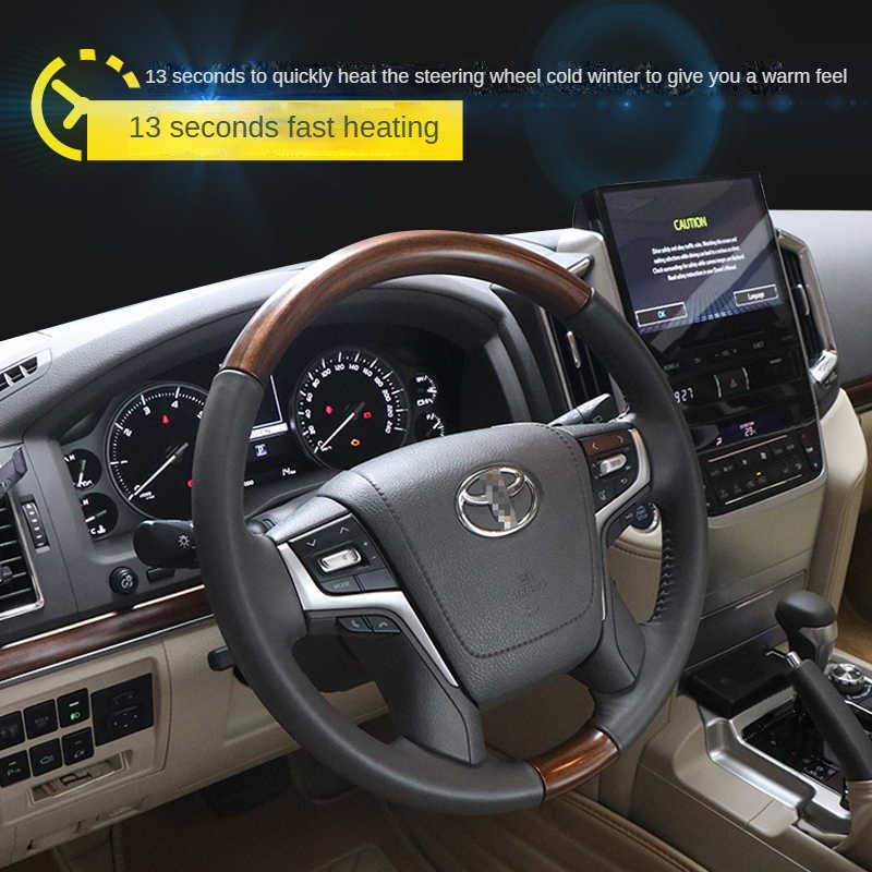 High Quality Pu Leather Steering Wheel For Toyota Land Cruiser Lc200 Fj200 2008-2021 Prado 2003-2021 Lc100 Fj79