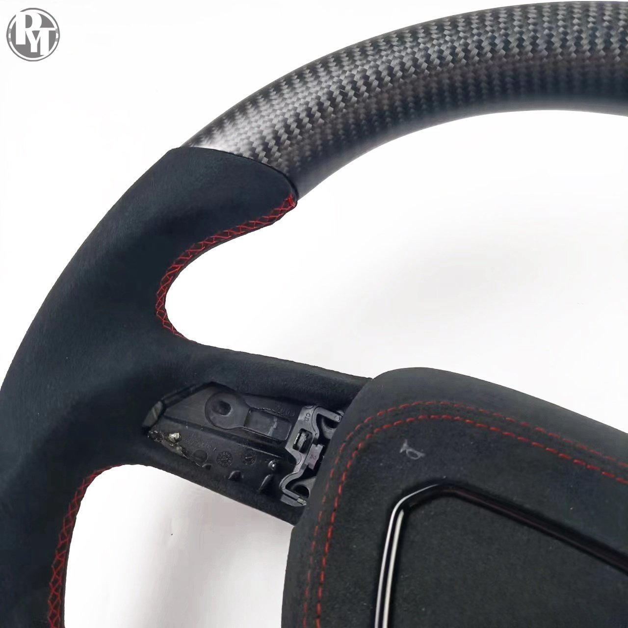 Custom steering wheel carbon fiber car steering wheel is suitable for Audi A3 A4 A5 Q3 Q5 Q5L Q7 Q8 RS3 RS5