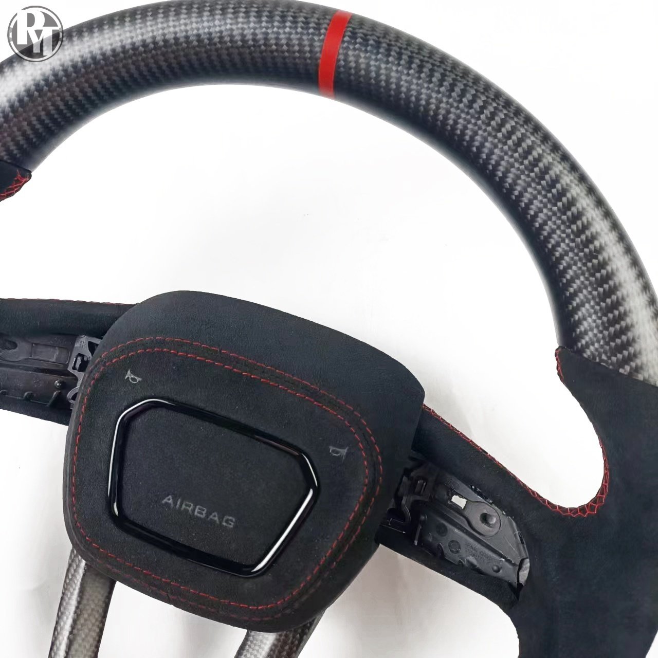 Custom steering wheel carbon fiber car steering wheel is suitable for Audi A3 A4 A5 Q3 Q5 Q5L Q7 Q8 RS3 RS5