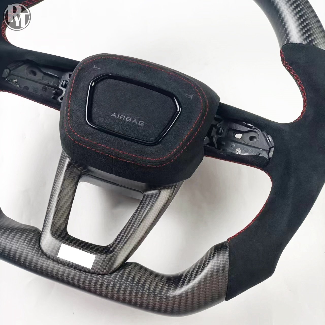 Custom steering wheel carbon fiber car steering wheel is suitable for Audi A3 A4 A5 Q3 Q5 Q5L Q7 Q8 RS3 RS5