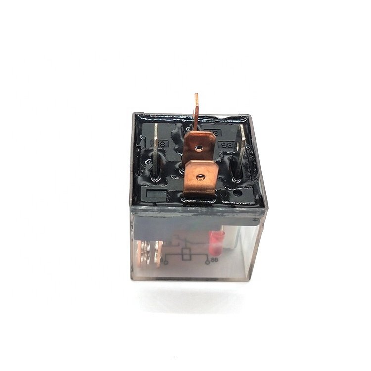 High Performance DC 12V 24V Waterproof Automotive Relay 30A 40A 80A100A 5Pin SPDT Car Control Device Auto Relays with LED