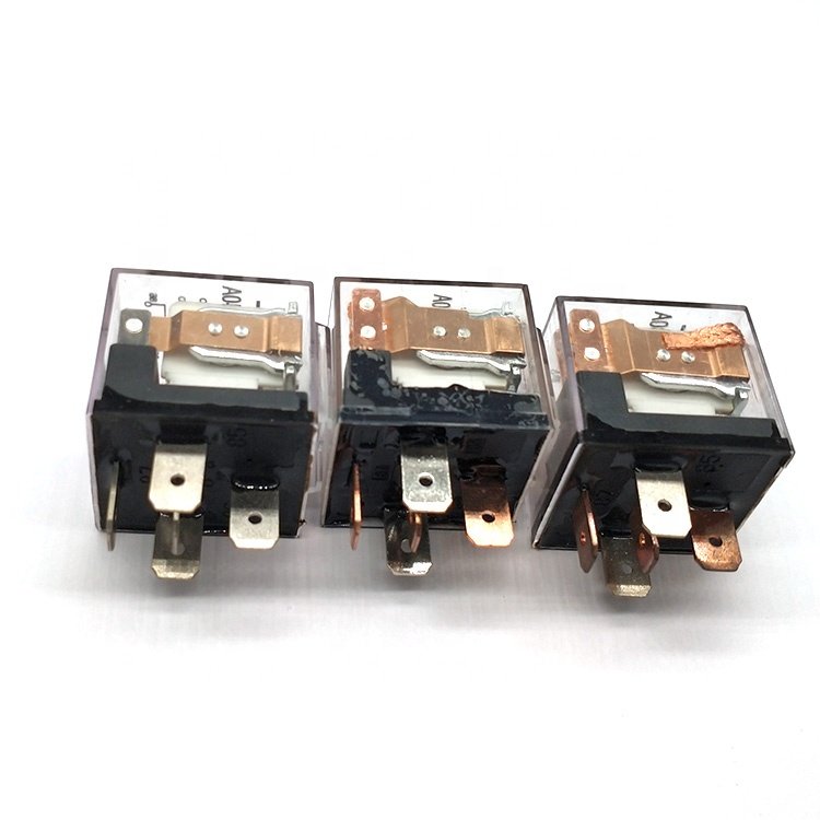 High Performance DC 12V 24V Waterproof Automotive Relay 30A 40A 80A100A 5Pin SPDT Car Control Device Auto Relays with LED